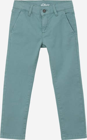 Coupe slim Pantalon s.Oliver en vert : devant