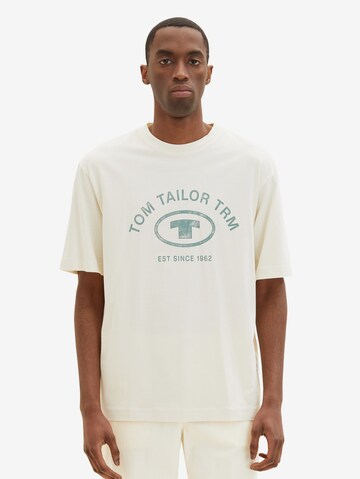 TOM TAILOR Shirt in White: front