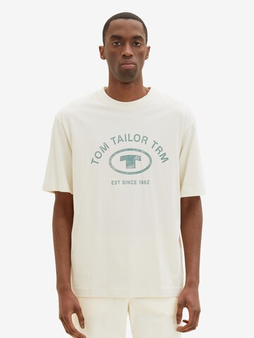 TOM TAILOR Koszulka w kolorze biały: przód
