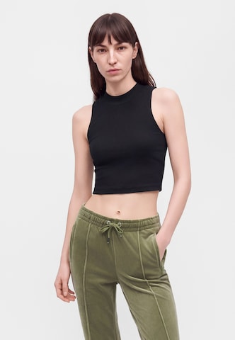 Juicy Couture Tall - Acampanado Pantalón 'TINA' en verde: frente