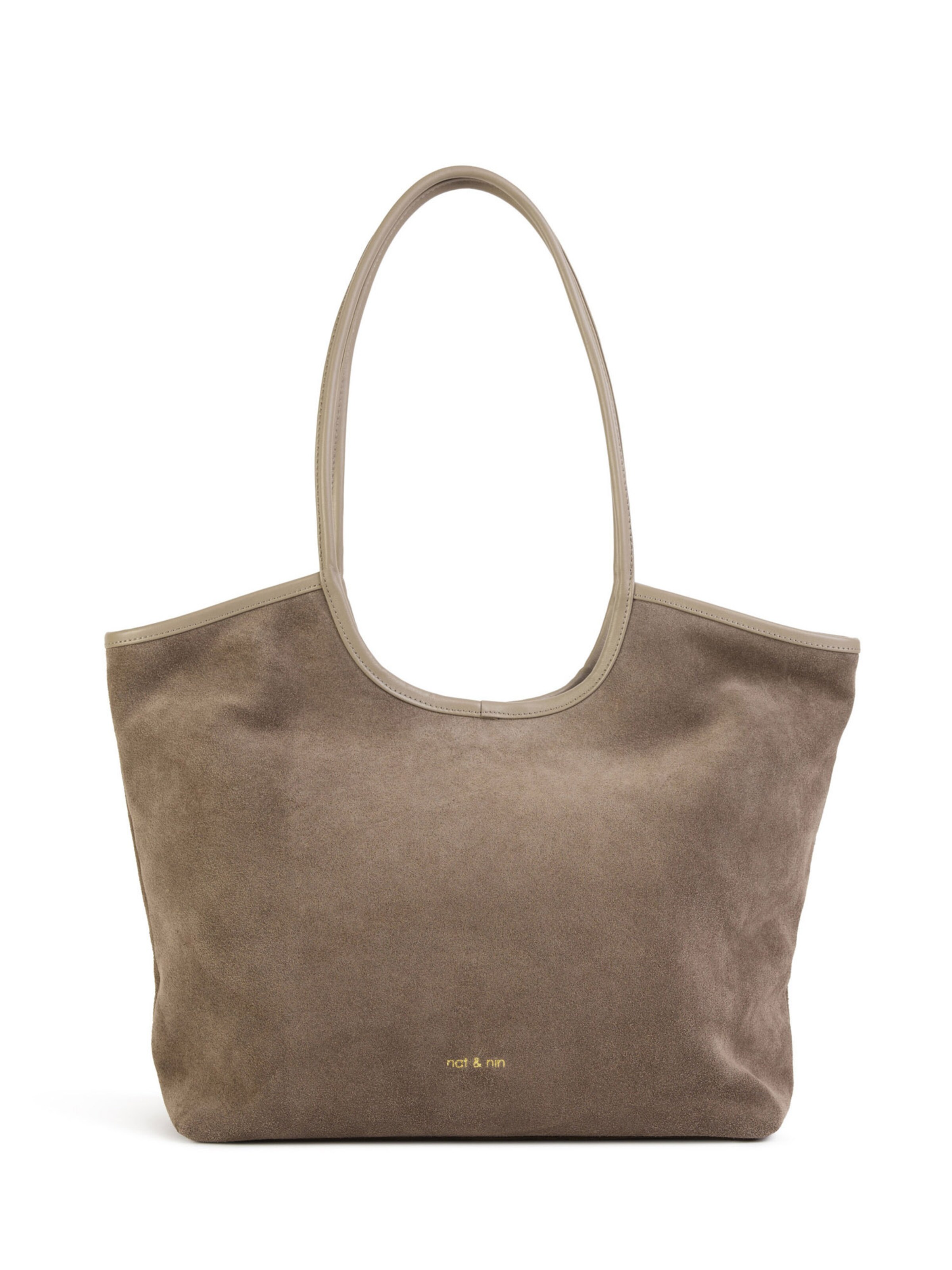 Nat&Nin Nákupní taška 'MILAN' – šedá: přední strana
