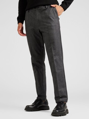 BOSS - regular Pantalón de pinzas 'Kane' en gris: frente