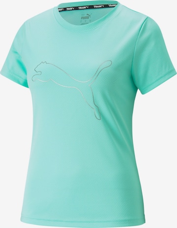 PUMA Performance Shirt in Green: front