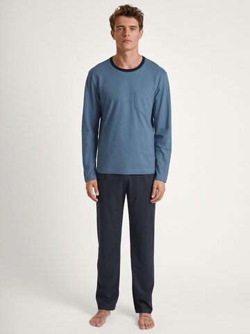 CALIDA Pajamas long in Blue: front