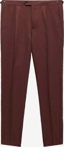 MANGO MAN Slimfit Hose 'Salerno' in Rot: predná strana