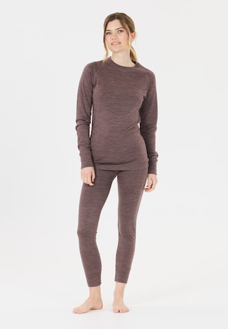 Whistler Baselayer-Set 'Farsund' in Rot: Vorderseite