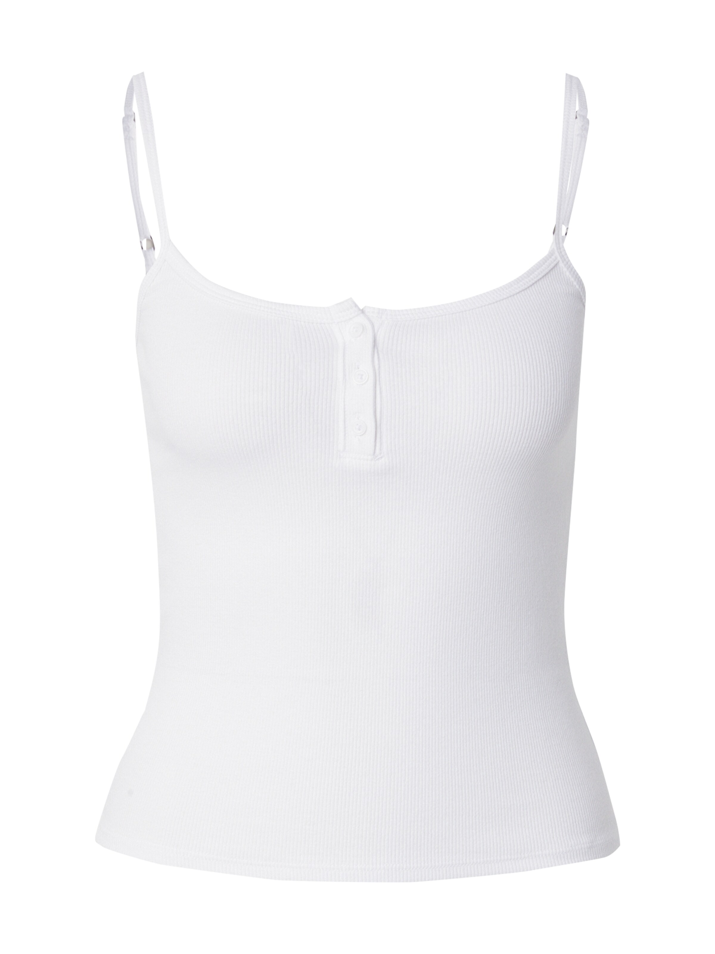 HOLLISTER Top - Biela: predná strana