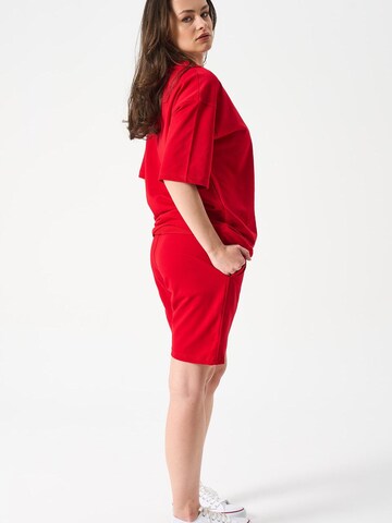 LOUIS LECLER Regular Hose 'Elsa' in Rot