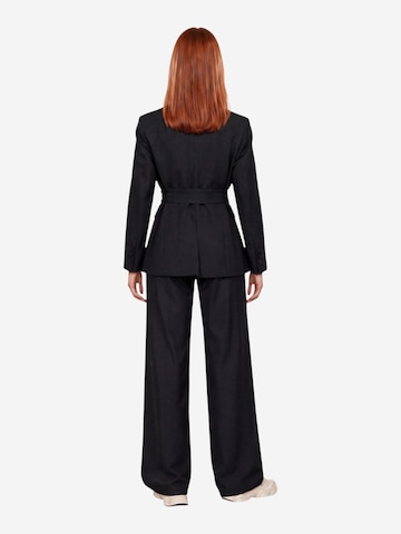 I AM Blazer 'DIAMANTE BELTED BLAZER SLI6JK026229D' in Black