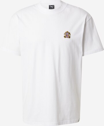 Iriedaily - Camiseta en blanco: frente