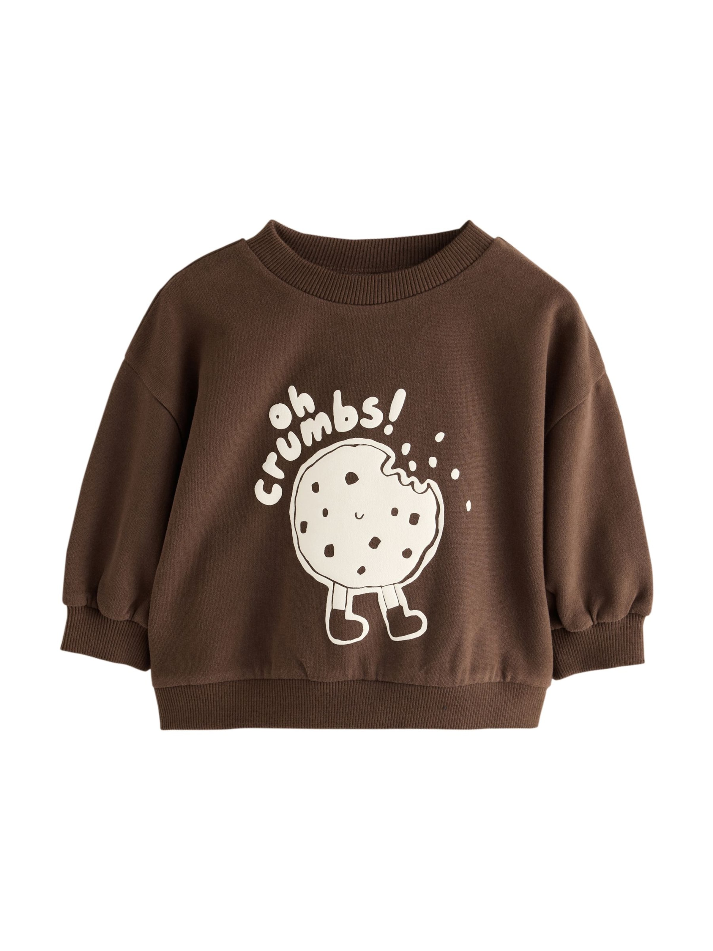 Next - Sudadera en marrón: frente
