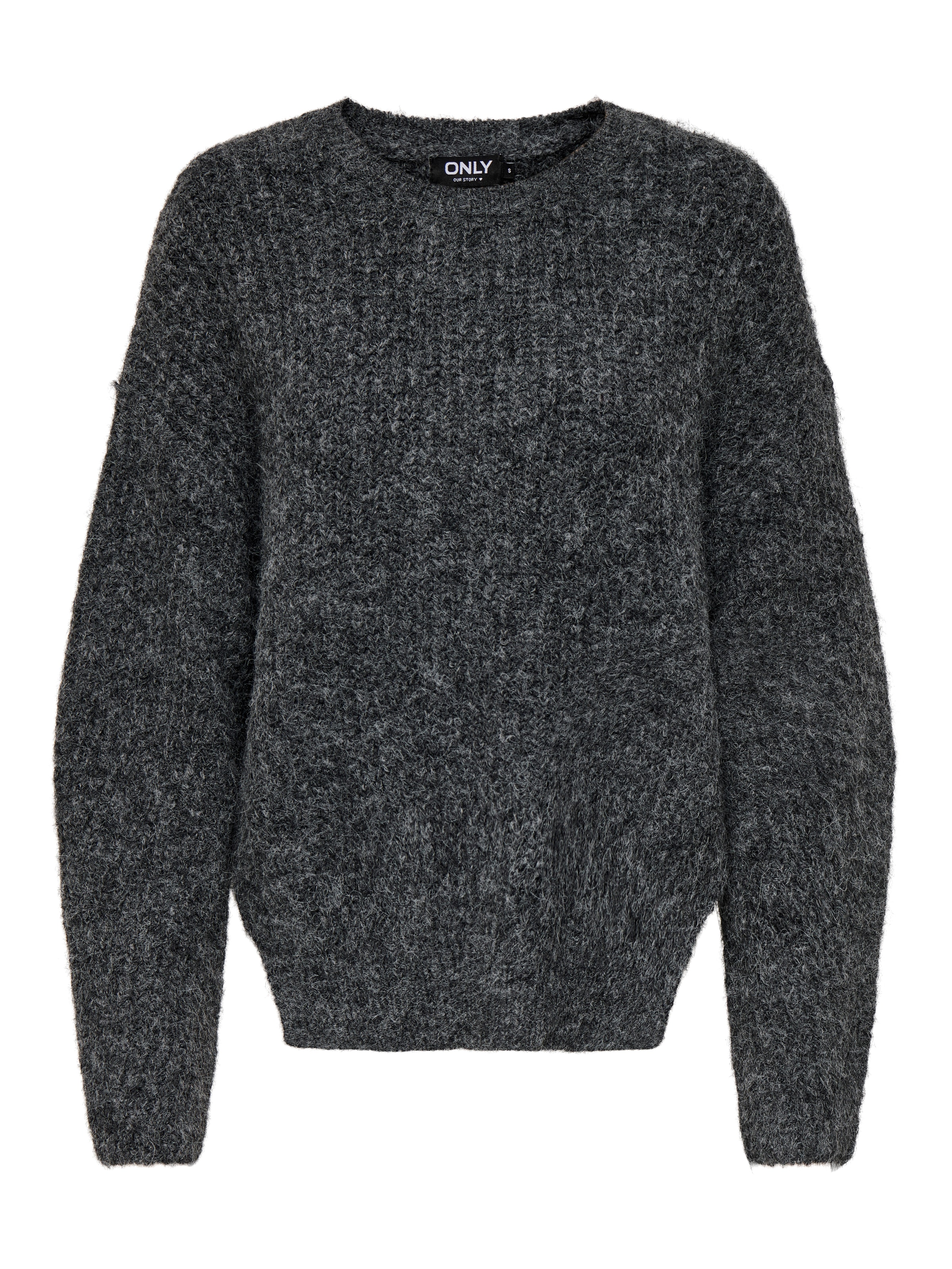 Pull-over 'ONLMoon' ONLY en gris : devant
