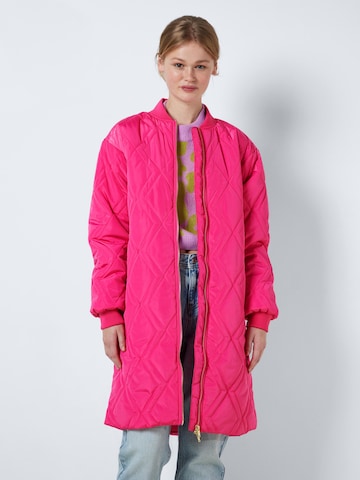 Noisy may Демисезонная куртка 'ZIGGY' в Ярко-розовый: спереди