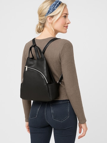 COLLEZIONE ALESSANDRO Backpack 'München' in Black