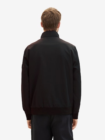 TOM TAILOR Between-Season Jacket in Black