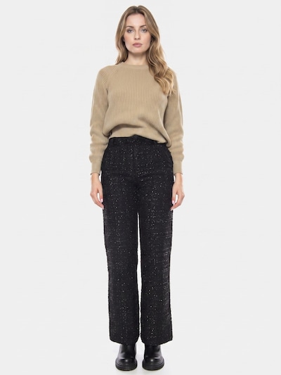 Pantaloni 'Pantalón Recto Tweed -- Women's Black Trousers' in 34 wild pony di colore nero, Visualizzazione prodotti
