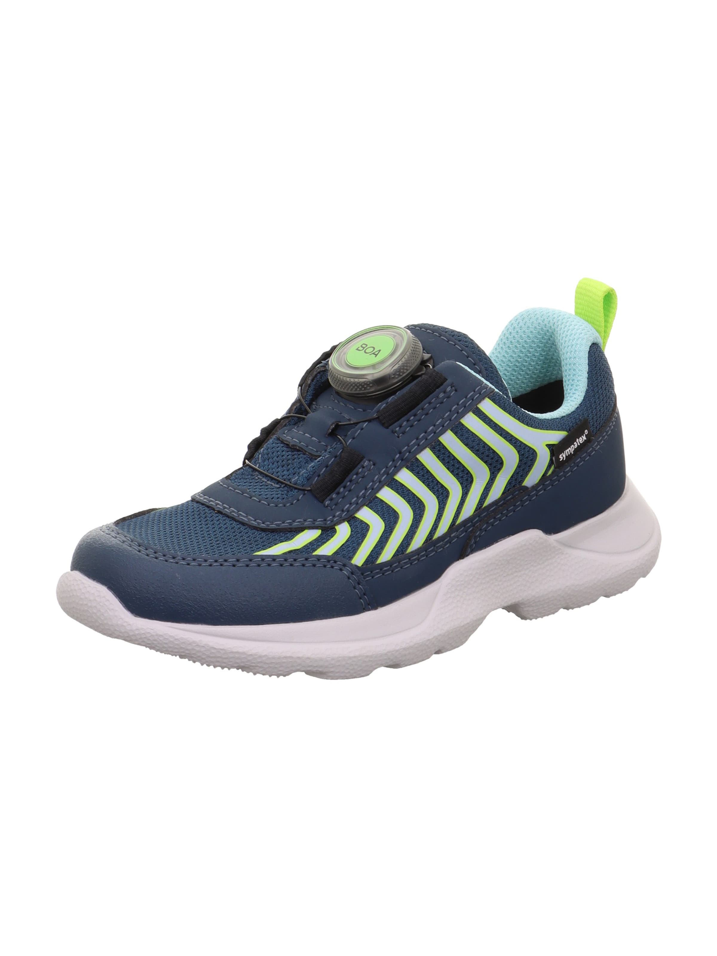 Sneaker 'RUSH' de la SUPERFIT pe albastru: față