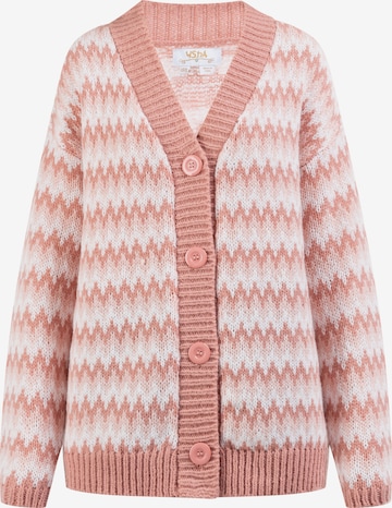 usha FESTIVAL Knit Cardigan in Pink: front