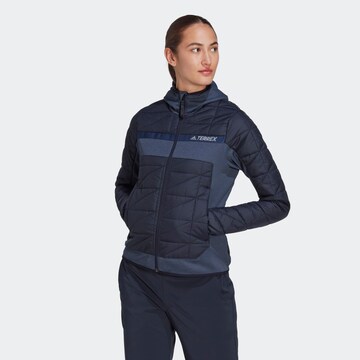 Veste outdoor ADIDAS TERREX en bleu : devant