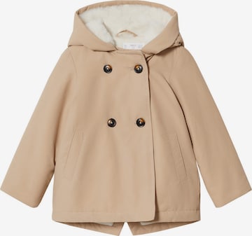 MANGO KIDS Mantel 'Dina' in Beige: voorkant