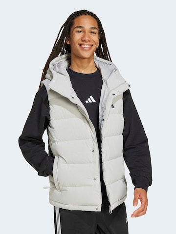 ADIDAS SPORTSWEAR Спортивная жилетка 'HELIONIC' в Серый: спереди
