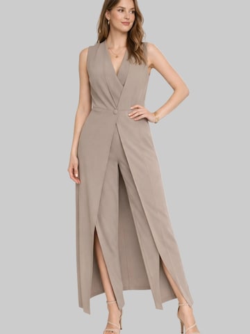 Madnezz House Jumpsuit in Beige: voorkant