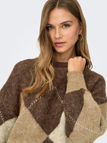 ONLY Pullover 'ONLNoeme' in Braun
