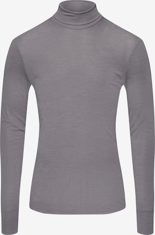 Maillot de corps ' Woolen Silk ' Hanro en gris : devant