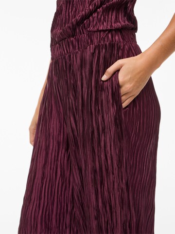 VILA Regular Broek in Rood