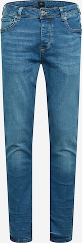 River Island - Slimfit Calças de ganga 'Alba Lebron' em azul: frente