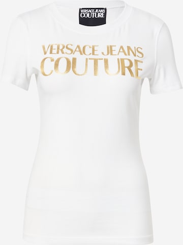 balts Versace Jeans Couture T-Krekls: no priekšpuses