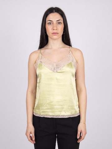 Top 'Top lencero satinado verde' di wild pony in verde
