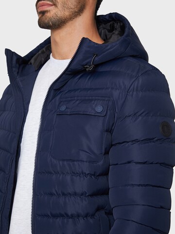 Threadbare Between-Season Jacket 'Bescot' in Blue