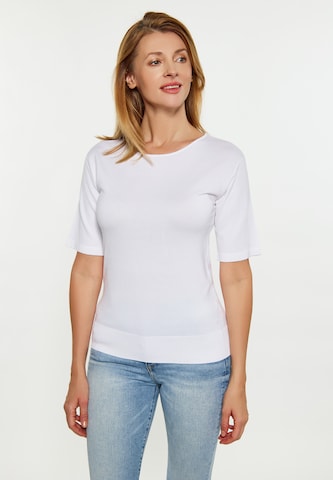 Pull-over usha BLUE LABEL en blanc : devant