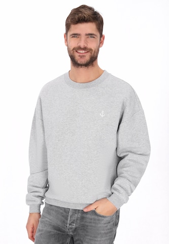 DreiMaster Vintage Sweatshirt in Grey: front