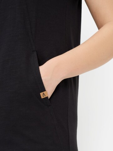 CAMEL ACTIVE Kleid aus reiner Baumwolle in Schwarz
