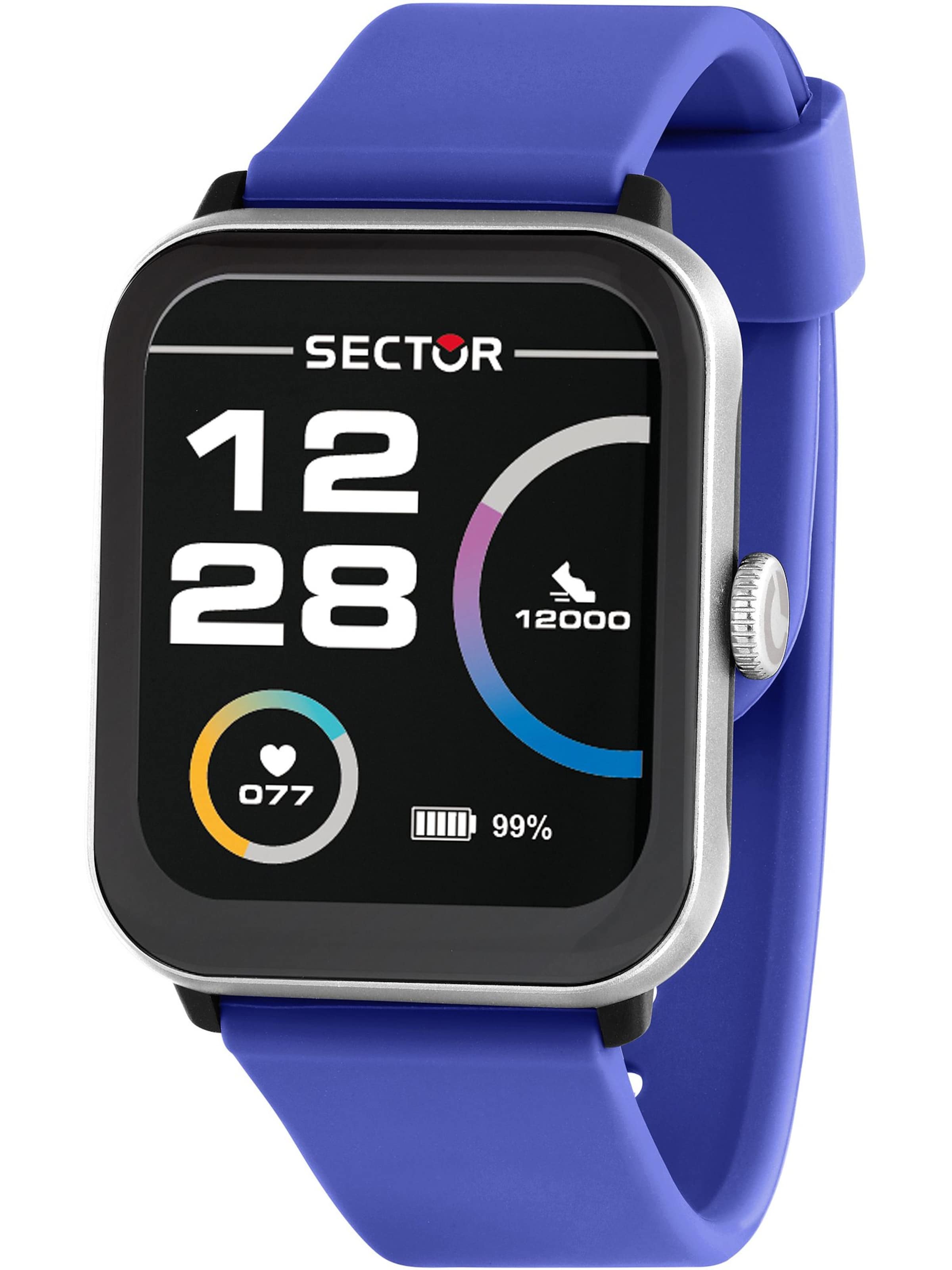SECTOR Digital Watch in Purple: front