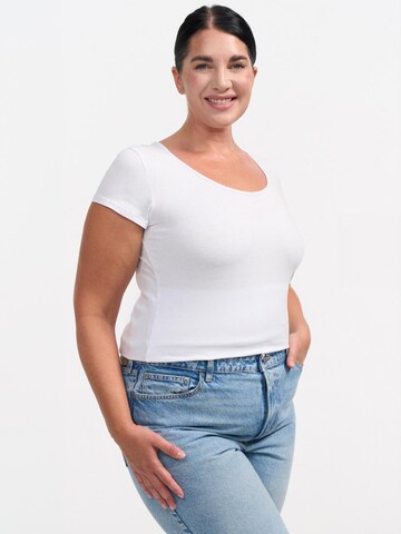 creamy Shapingbody 'Sculpting Shapewear mit String' in Weiß