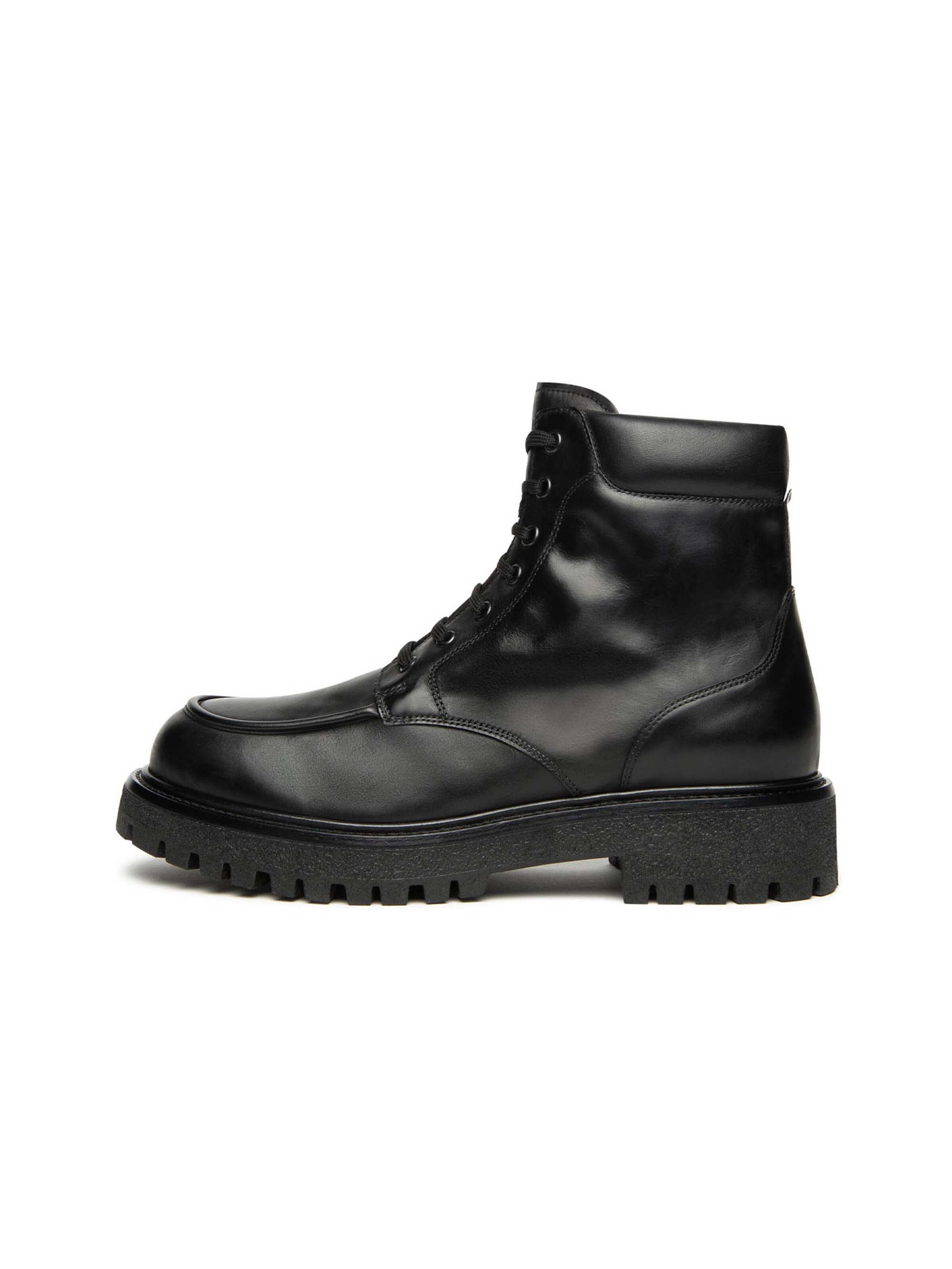 Nero Giardini Lace-up boots 'Twist' in Black: front