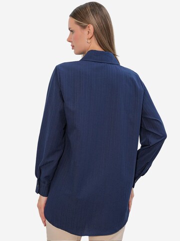 Bigdart - Blusa 'Hemden' em azul