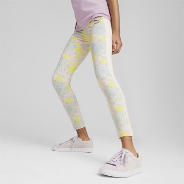 PUMA Skinny Leggings in Yellow