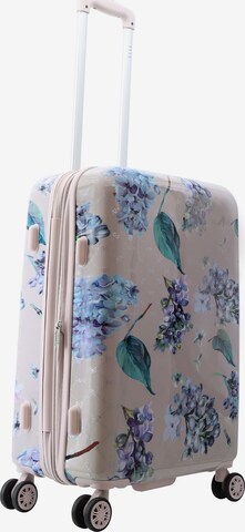 ELLE Suitcase 'Floret' in Purple