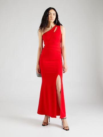 Sistaglam - Vestido de noche 'AMANI' en rojo: frente