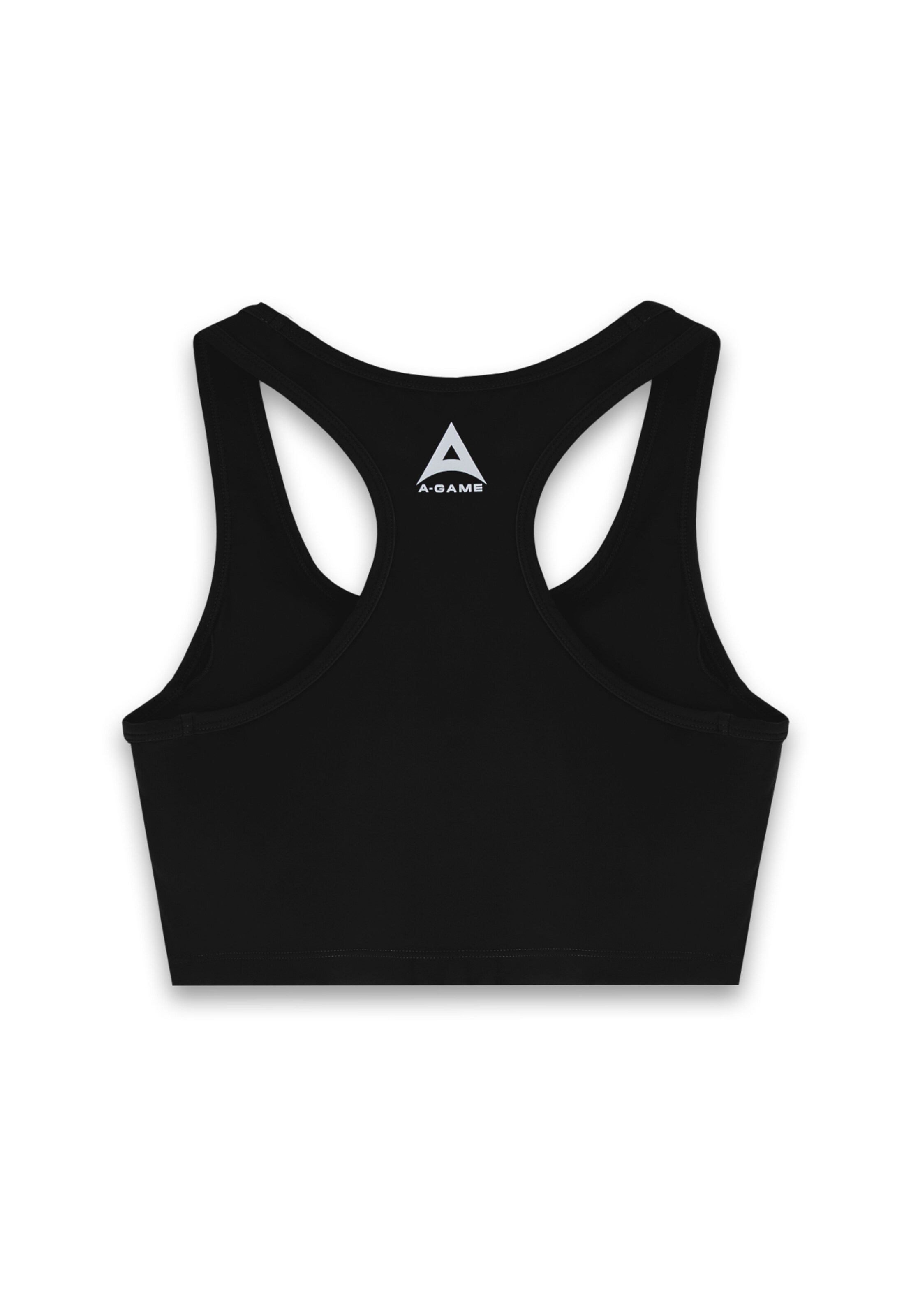 Bustier Soutien-gorge de sport A-Game en noir : derrière