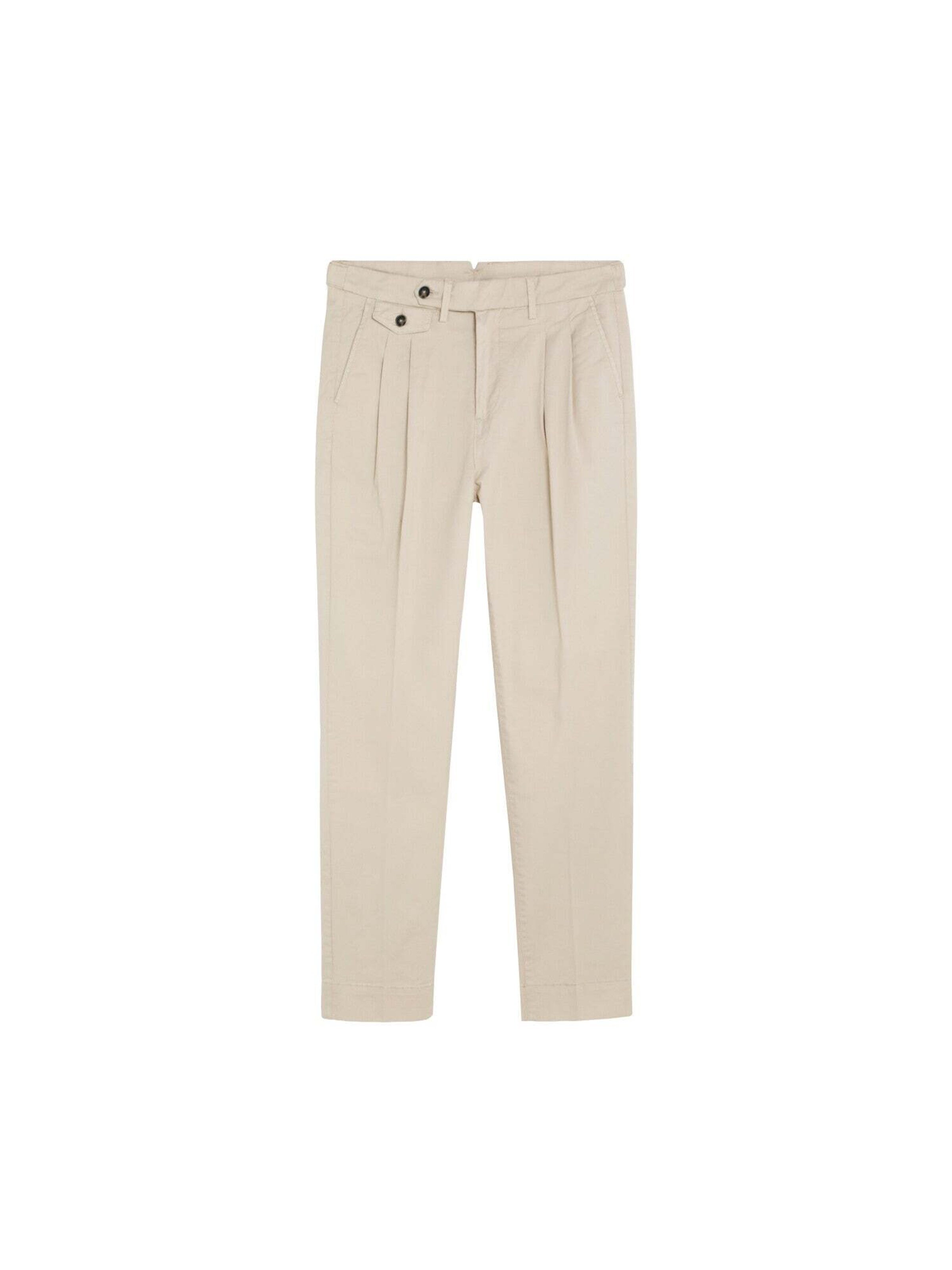 Scalpers regular Bukser med fals ' ' i beige: forside