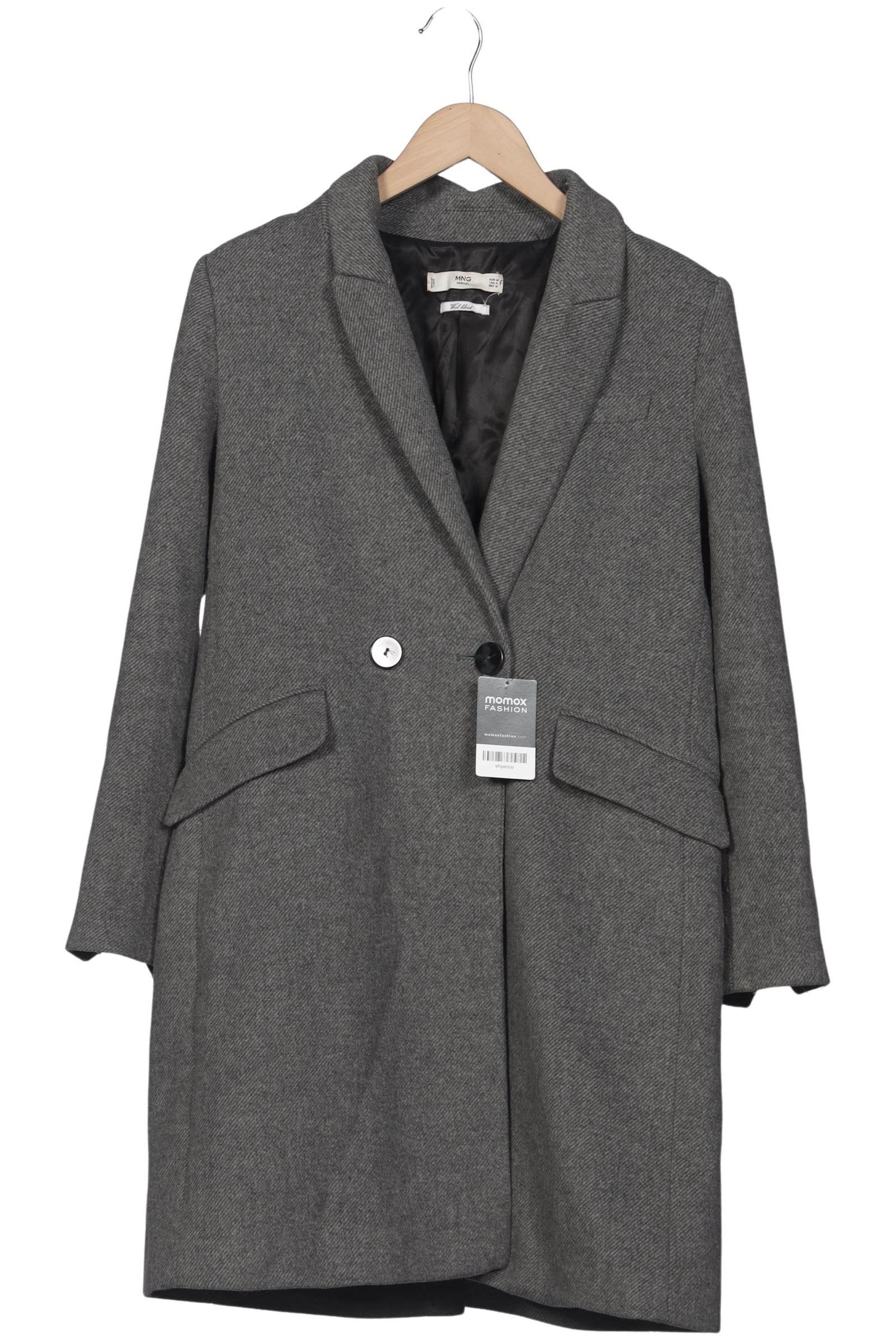 MANGO Mantel M in Grau: Vorderseite