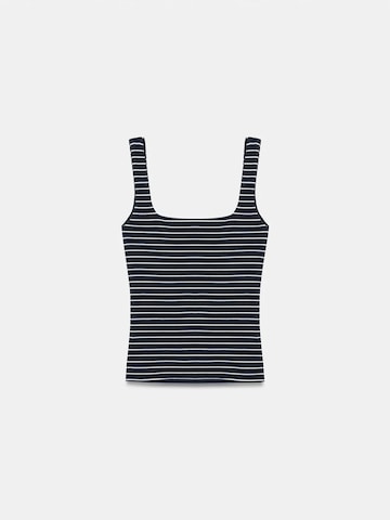 Dilvin - Blusa em azul: frente