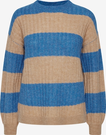 ICHI Sweater 'KAMARA' in Blue: front