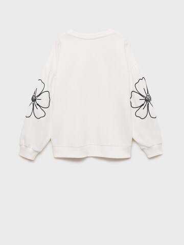 MANGO KIDS Mikina 'PETUNIA' – bílá