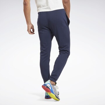 Reebok Tapered Workout Pants in Blue